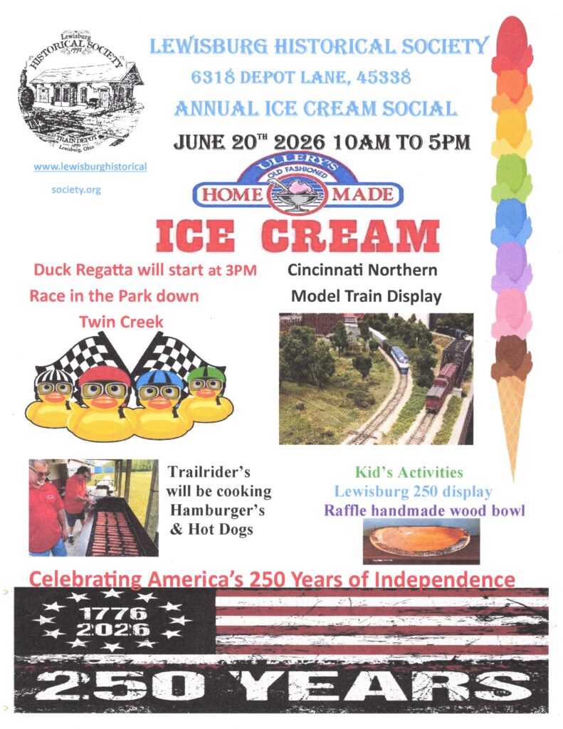 Lewisburg Historical Society Ice Cream Social