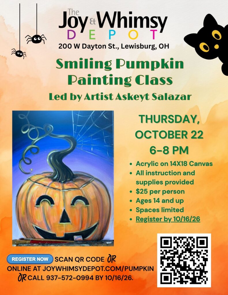 Smiling Pumpkin Painting Class